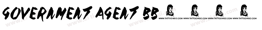 Government Agent BB字体转换